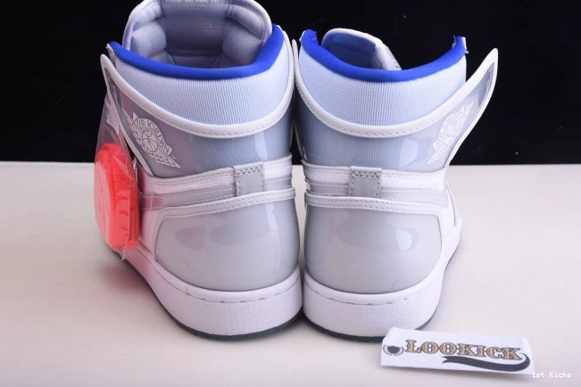 1st Kicks Shoes Racer White High Jordan Zoom Blue Air Retro CK6637-104 1 0713
